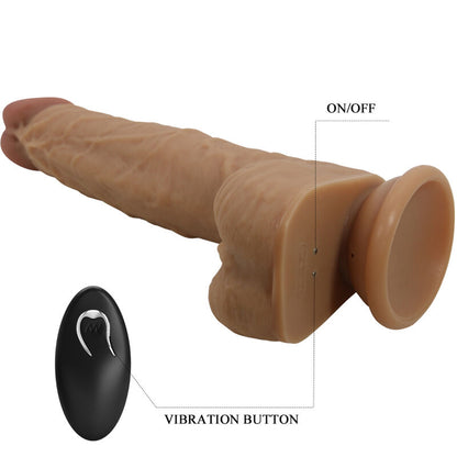 Thursting dildo - Jonathan med vibrationer 21cm